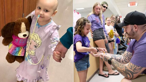 Girl, 7, Declared Cancer-Free Finally Cuts Off Bracelet Her Dad Wore Through Her Entire Treatment: ‘It Was a Lot of Emotions’