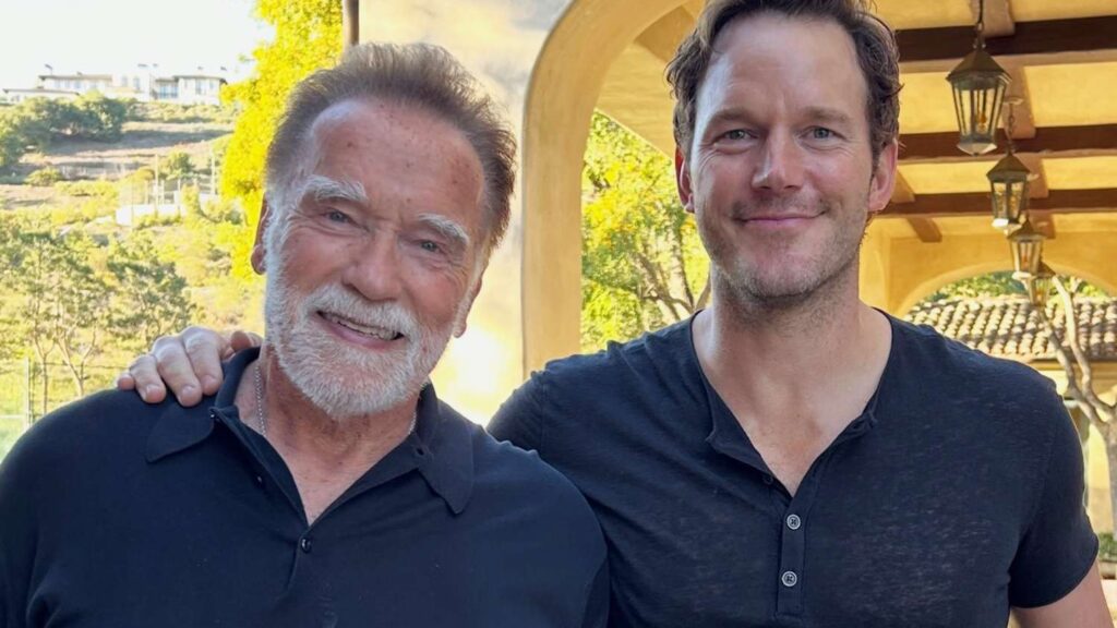 Chris Pratt Wishes Father-in-Law Arnold Schwarzenegger ‘Many More Years of Suspiciously Coordinated Outfits’ in Funny 79th Birthday Tribute