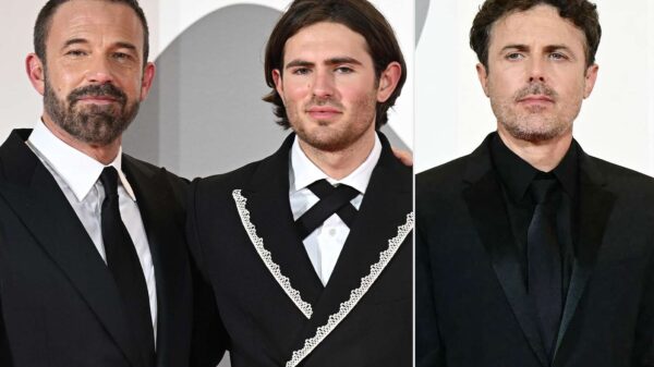 Casey Affleck and Son Indiana, 22, Make Rare Red Carpet Appearance Together at Venice Film Festival