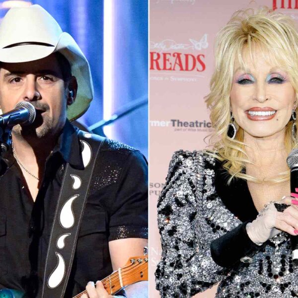 Brad Paisley Gets Choked Up Performing His Dolly Parton Duet 2 Days After Her Death: ‘Never Thought It Would Be About Her’