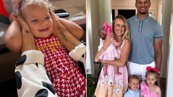 Brittany Mahomes Shares Sweet Mom Moment with Daughter Golden, 1, While Watching Kansas City Chiefs Play
