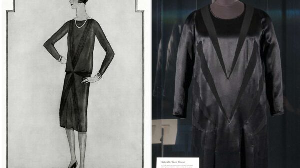 In 1926, Coco Chanel Introduced the ‘Little Black Dress’ in the October Issue of “Vogue”. This Is the Iconic Original Design