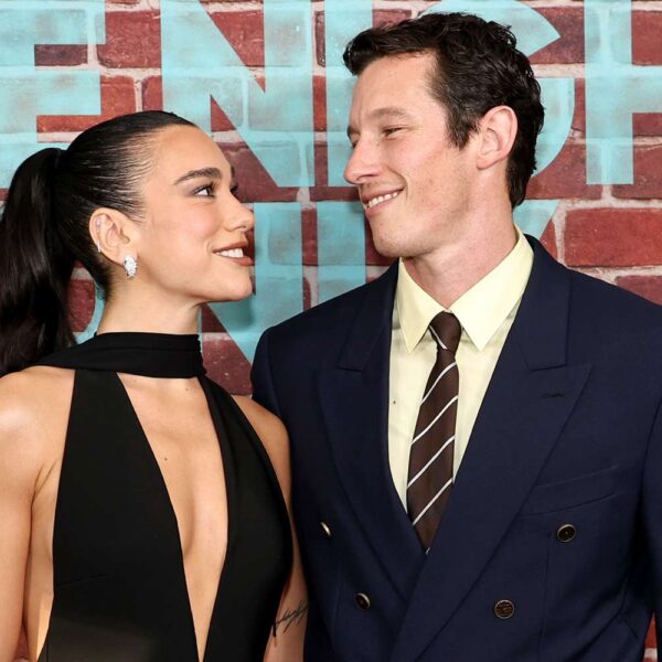 Dua Lipa and Callum Turner Make First Red Carpet Appearance as a Married Couple at “One Night Only” Premiere