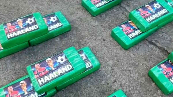 Erling Haaland’s Face Adorns 1,000 lbs. of Cocaine Seized by Ecuadorian Police