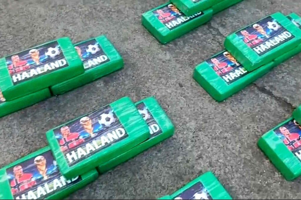 Erling Haaland’s Face Adorns 1,000 lbs. of Cocaine Seized by Ecuadorian Police