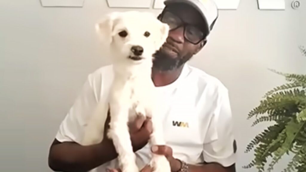 Garbage Truck Driver Shocked to Find Matted Dog After Emptying Trash Can into His Truck. Then He Gave the Pup a Forever Home