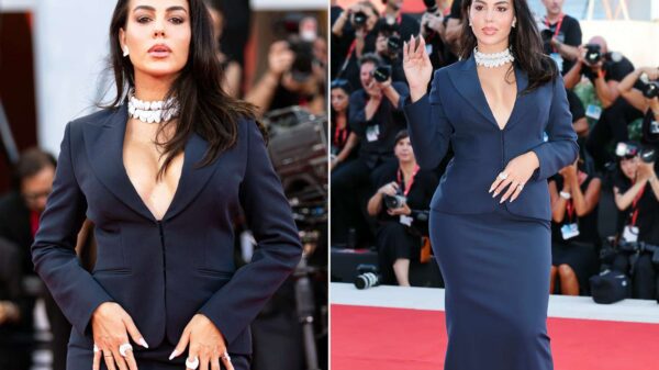 Georgina Rodríguez Wears Giant Jewels in Venice for First Red Carpet Appearance Since Cristiano Ronaldo Wedding