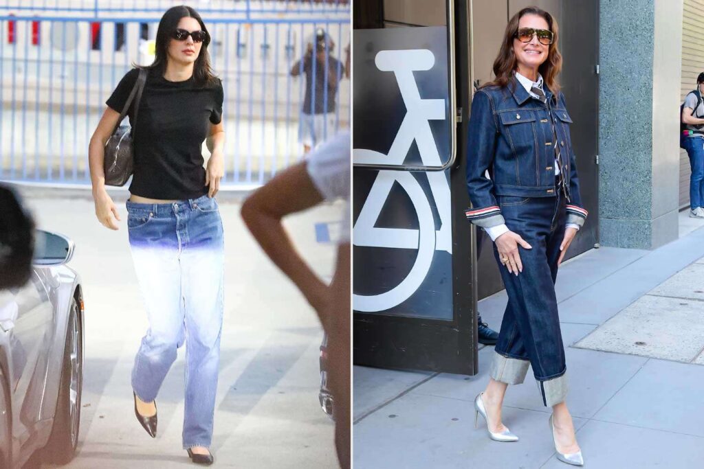 Kendall Jenner, 30, Jumped on the Anti-Skinny Jean Trend That Brooke Shields, 61, Also Wears — Grab a Pair for Fall
