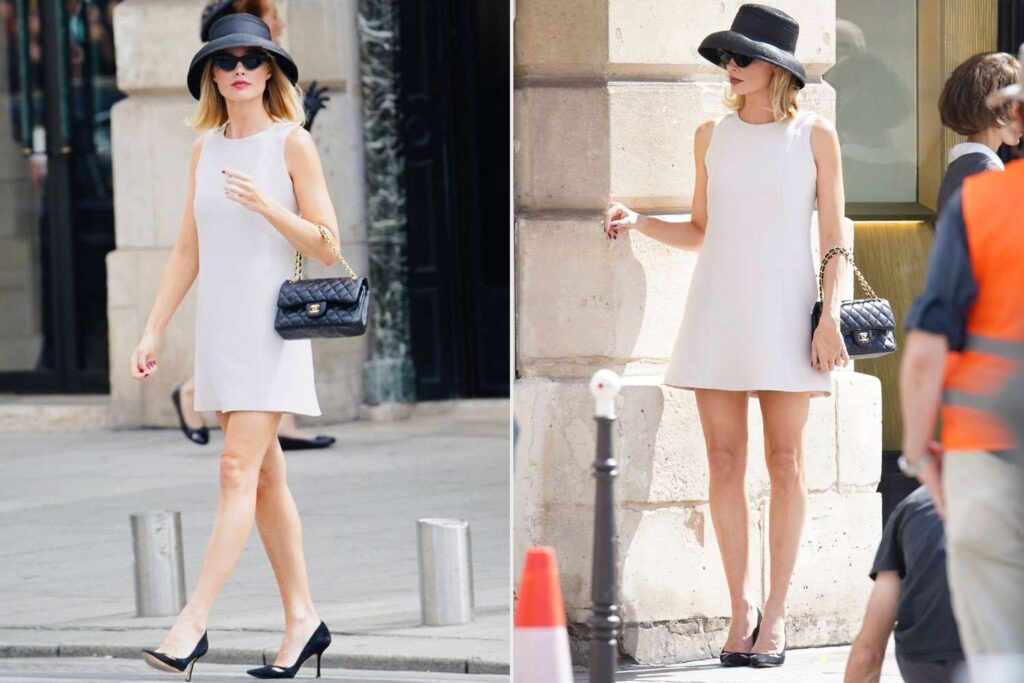 Margot Robbie’s A-Line Dress Looks Like This Style That a Petite 60-Year-Old Shopper Says ‘Flatters’ Their Frame