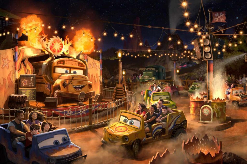 Disney Unveils Every Detail of Thrilling Rides Coming to New “Cars” Land at Disney World
