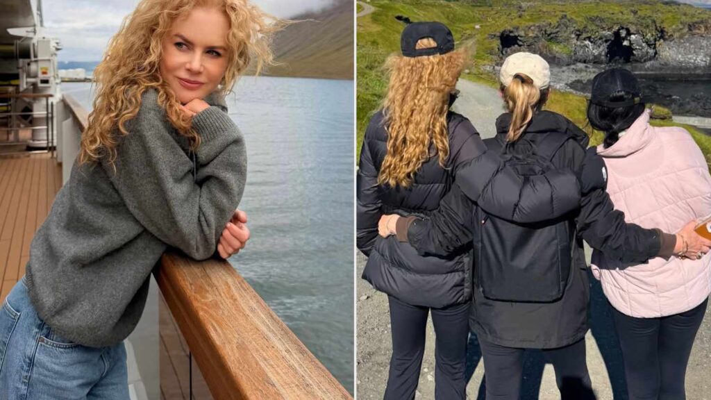 Nicole Kidman Shares Blissful Photos from Family Vacation to Iceland with Her Daughters