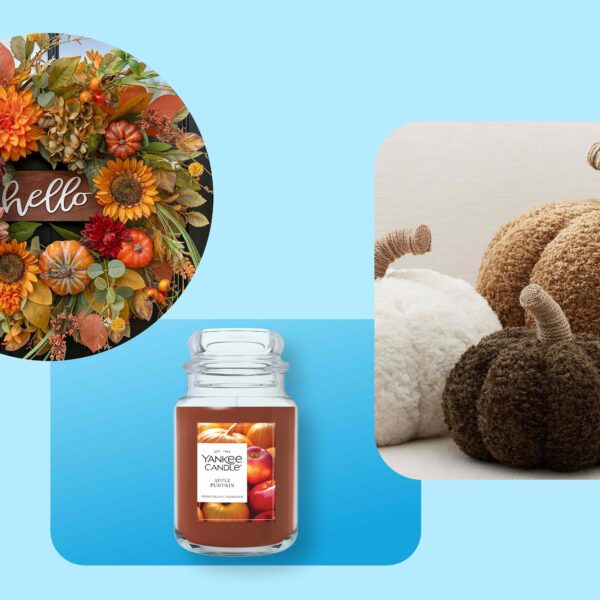 These Fall Home Décor Finds Put Cozy Season on Full Display — Grab Scented Candles, Faux Wreaths, and More from $7