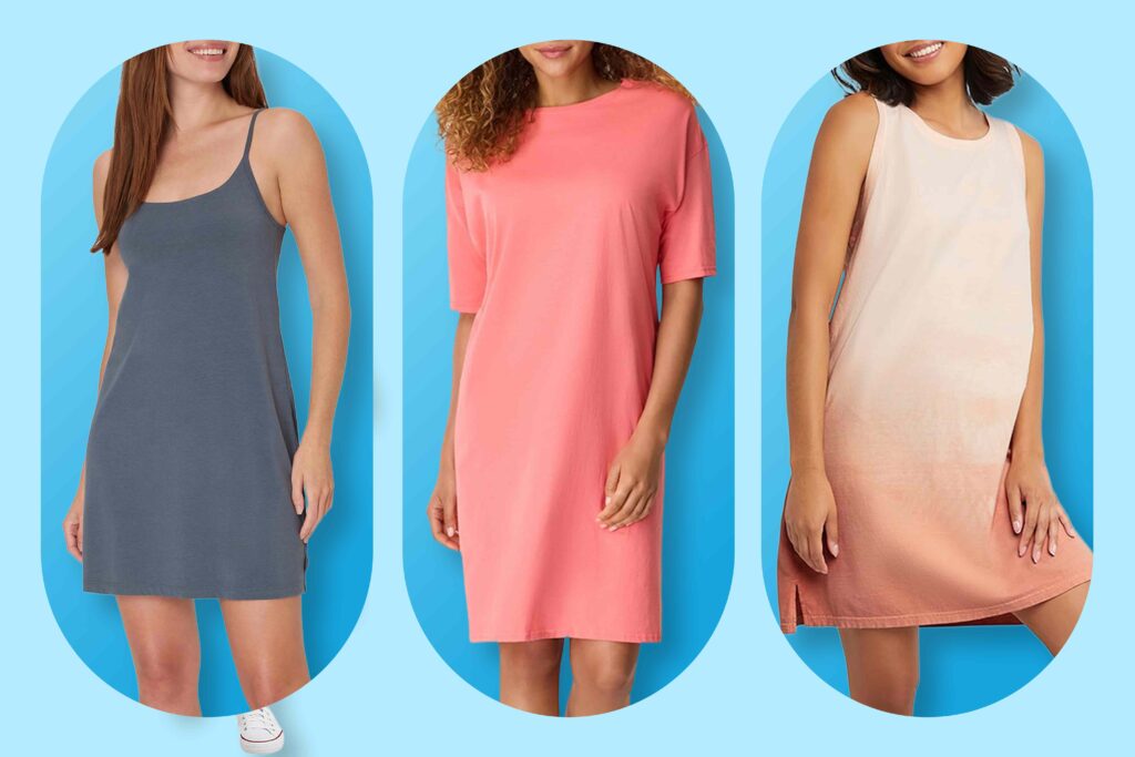 Amazon Has Soft, Comfy Hanes Dresses That Work for Sleep, Lounging, Travel, and Running Errands — from $12