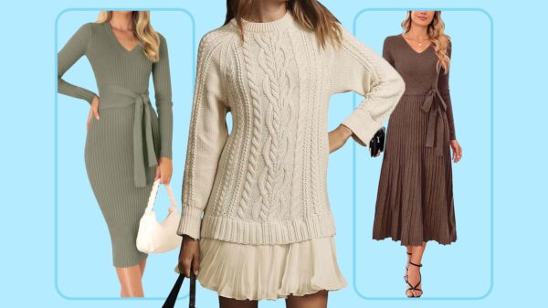 I’m Revamping My Closet on a Strict Budget — These Sweater Dresses Make Fall Styling Effortless (and Affordable!)
