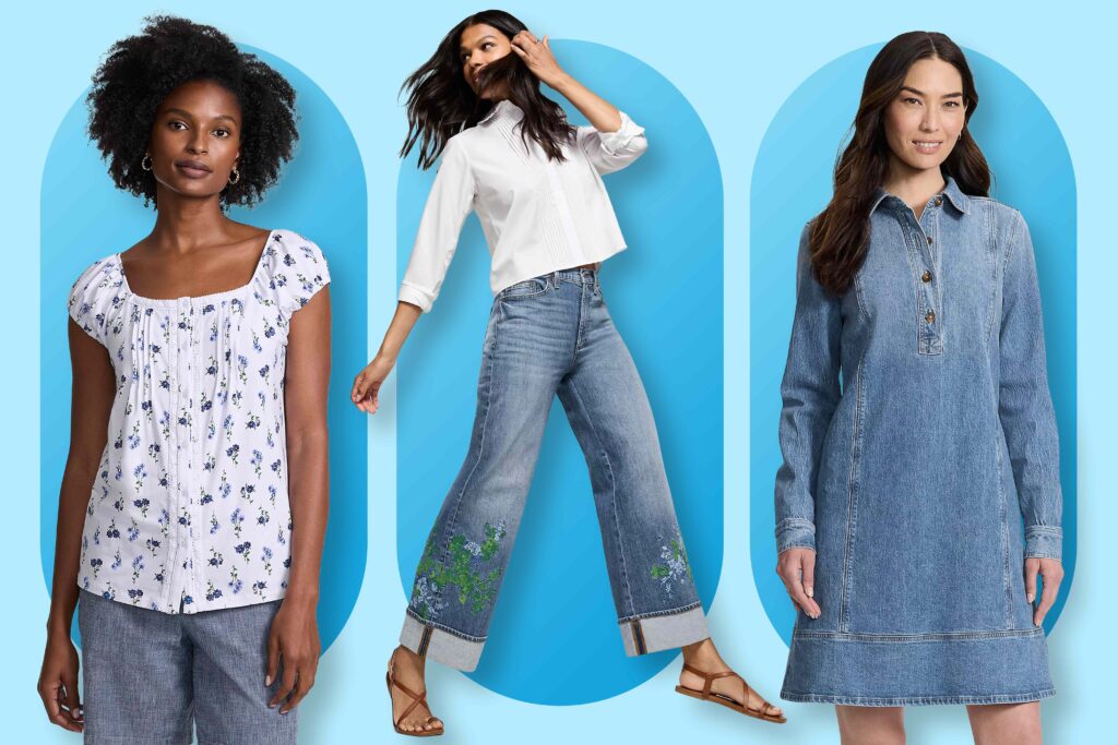 Lands’ End Quietly Marked Down Sandals, Embroidered Jeans, and More End-of-Summer Staples — Up to 65% Off
