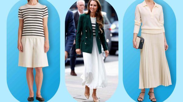 Kate Middleton Looked Royally Elegant in a White Skirt and Classic Patterned Top — Here’s How to Copy the Look