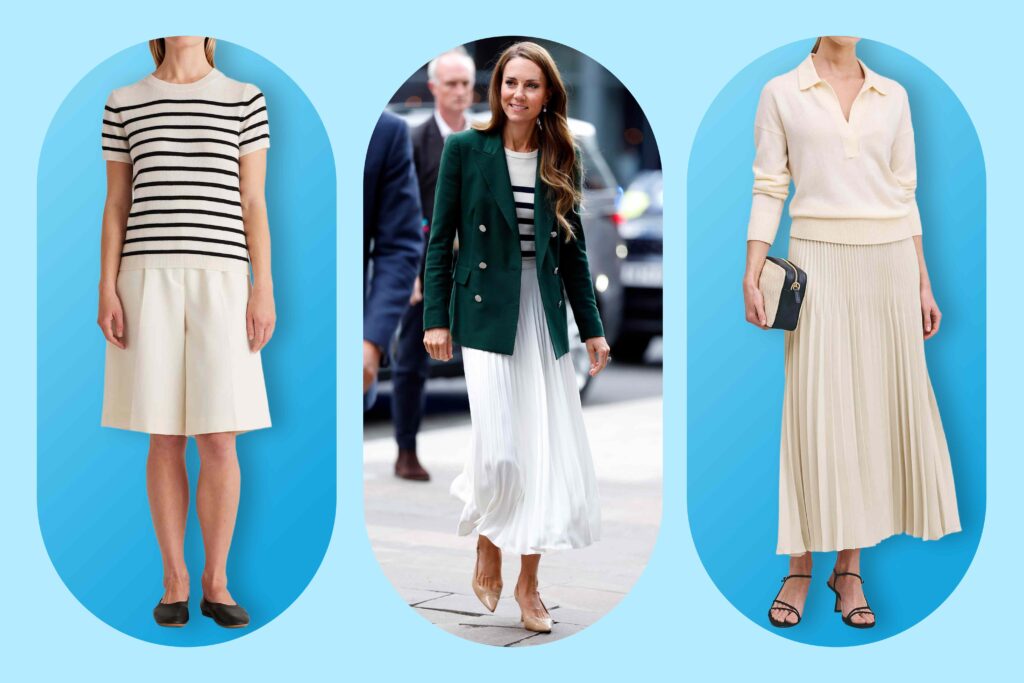 Kate Middleton Looked Royally Elegant in a White Skirt and Classic Patterned Top — Here’s How to Copy the Look