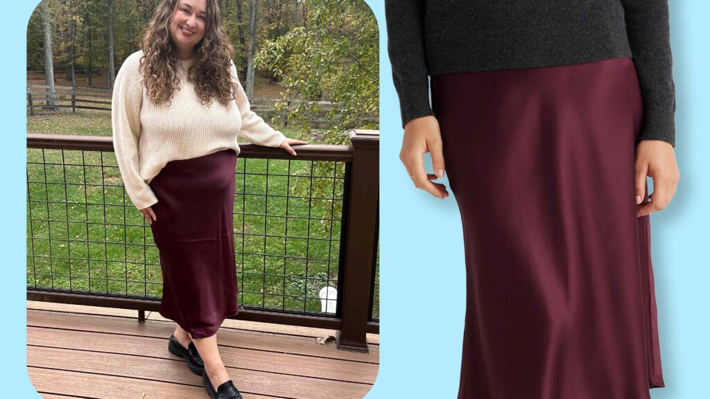My Favorite Silk Skirt Is Washable and Easy to Style for Every Season — and It Comes in So Many Fall Colors