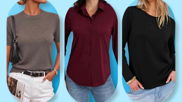 Skip the Travel Steamer: These Wrinkle-Free Shirts Make Looking Polished on Fall Trips Effortless — from $9