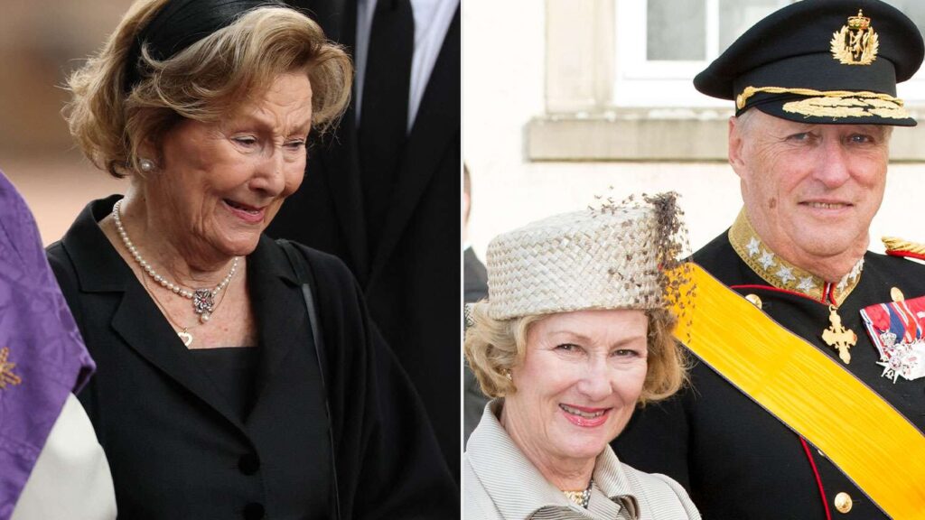 Queen Sonja of Norway Attends King Harald’s Funeral One Day After What Would Have Been Their 58th Wedding Anniversary
