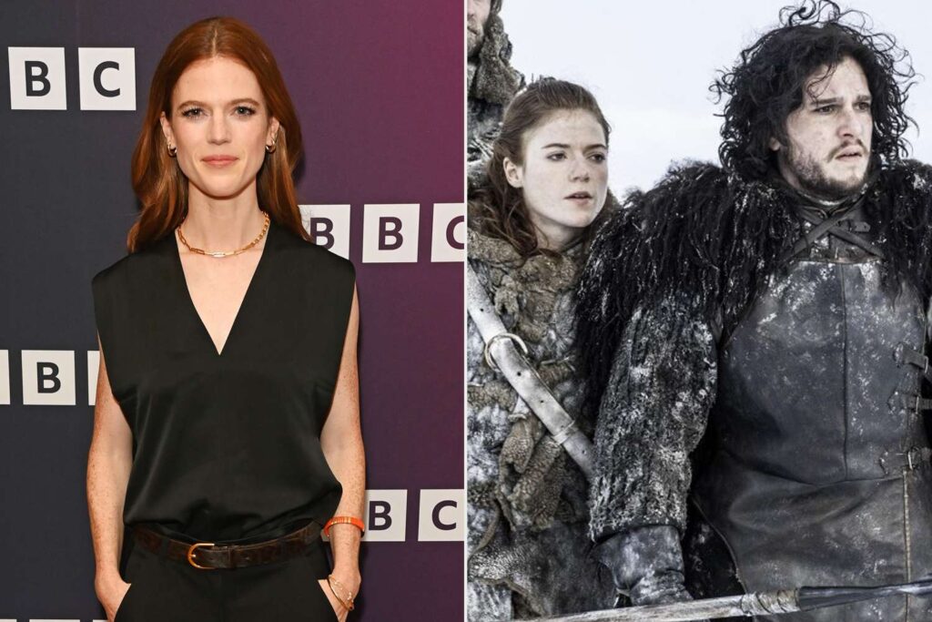Rose Leslie Shares Rare Comments About Falling for Husband Kit Harington on ‘Romantic’ “Game of Thrones” Set