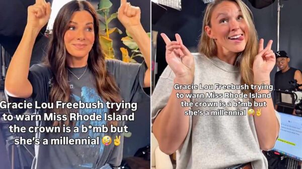 Sandra Bullock and Kylie Kelce Recreate “Miss Congeniality” Scene But with a Millennial Spin