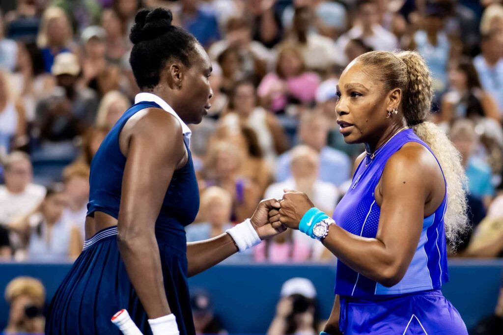 Serena and Venus Williams Lose Cincinnati Open Match in Doubles Return