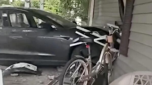 Man Says He Was Hospitalized After a Tesla Crashed Through His Home While He Was on the Couch and Knocked Him Unconscious