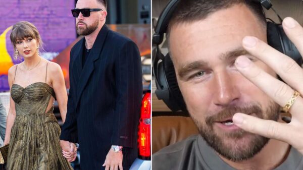 Travis Kelce Flashes His Intricate Gold Wedding Ring in First Post-Wedding Podcast Appearance