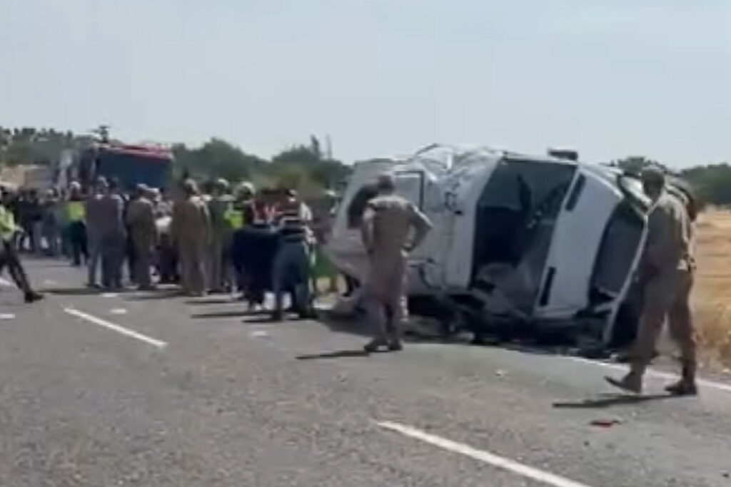 7 Dead, Including 2 Children, After Bus Carrying People to Engagement Party Blows a Tire and Overturns