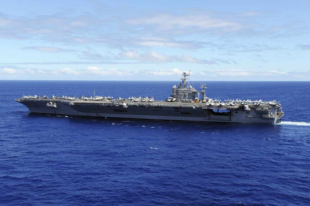 “USS Abraham Lincoln” Sailing Home After Record Deployment Trump Said Wasn’t ‘Nearly Long Enough’