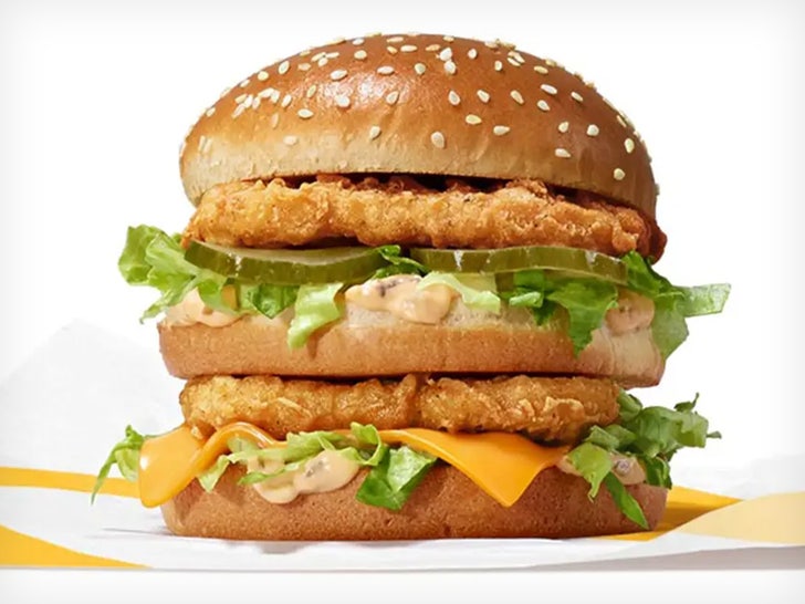 mcdonalds chicken big mac sandwhich