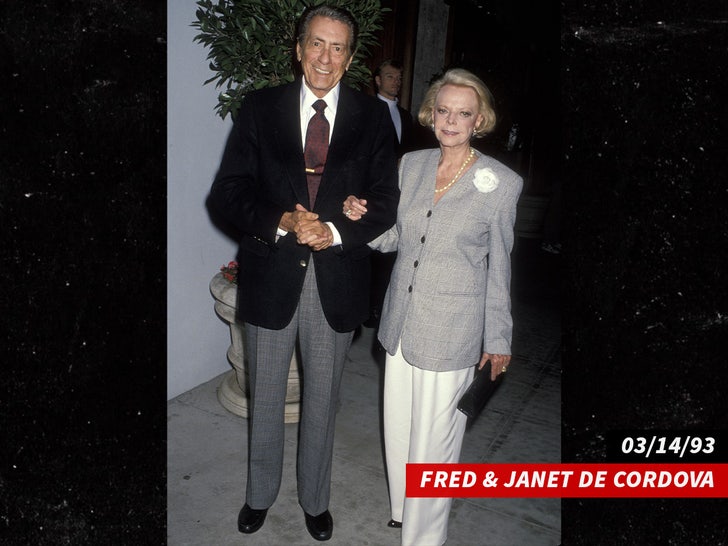 Fred De Cordova and Janet De Cordova sub