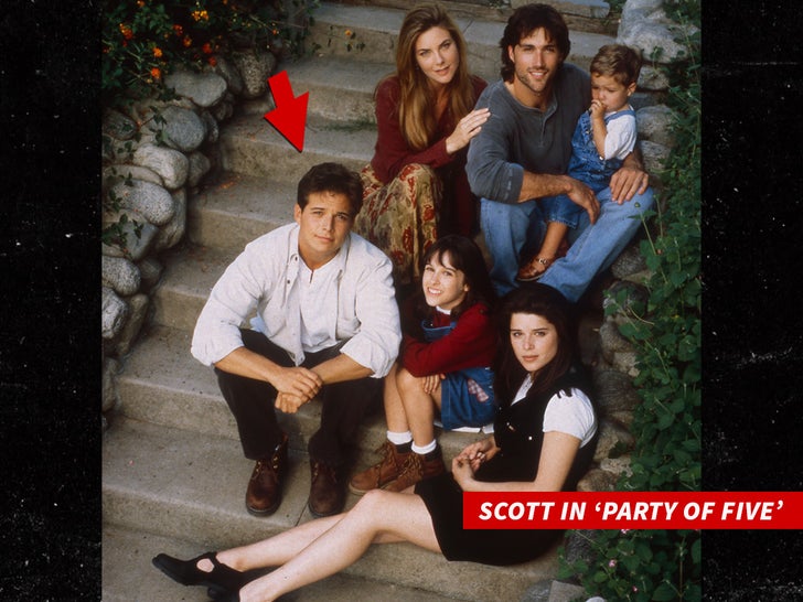 scott wolf in  PARTY OF FIVE