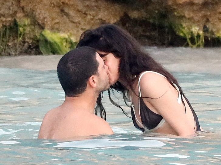 Camila Cabello Henry Junior Chalhoub kissing st barts