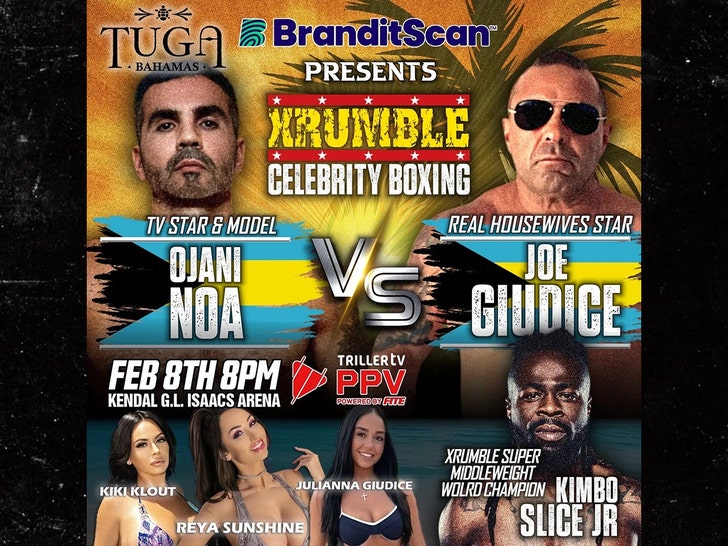 xrumble celebrity boxing flyer