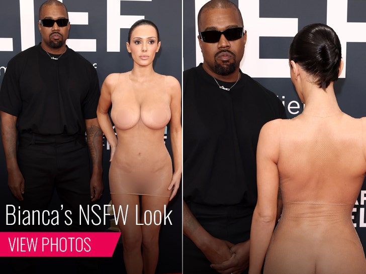 Kanye West and Bianca Censori