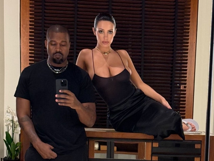 Kanye West & Bianca Censori Start 2025 With Selfie Hot Shots