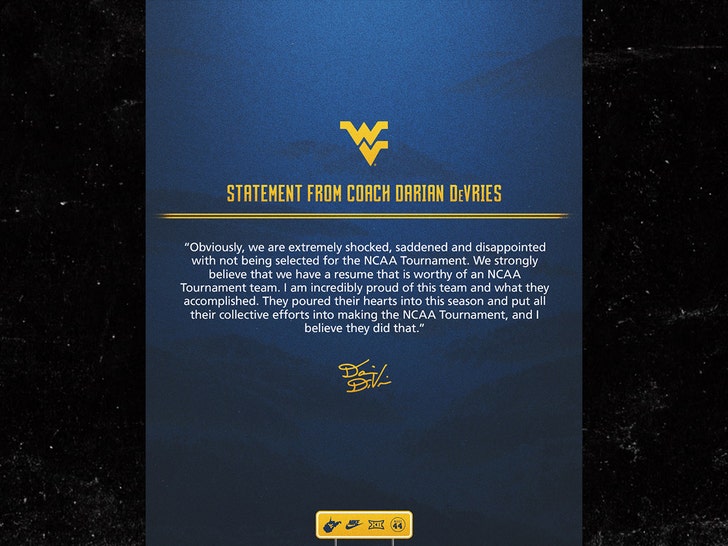 west virginia basketball statement insta 1