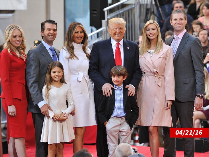 0317 Don jr, Eric and Tiffany Trump getty