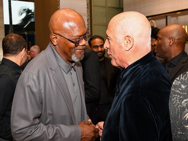 Giorgio Armani Pre-Oscars Party 2025 Samuel L. Jackson and Barry Federini