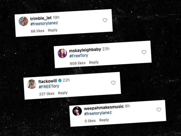 free tory lanez instagram comments