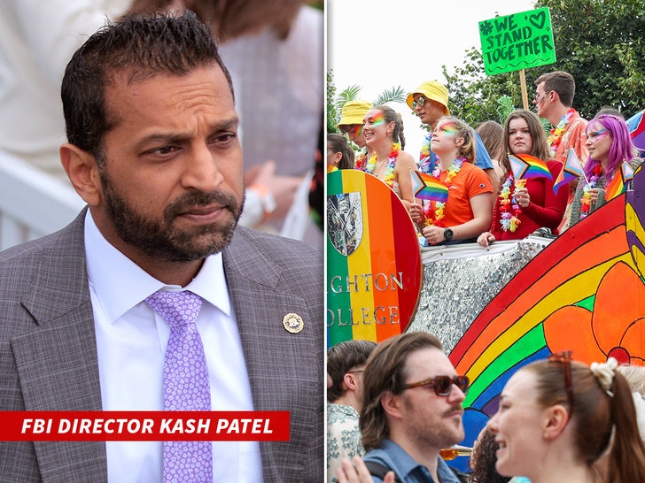 kash patel pride parade split sub getty swipe