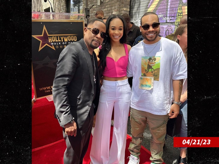 Eddie Murphy, Martin Lawence, Jasmin Lawrence and Eric Murphy