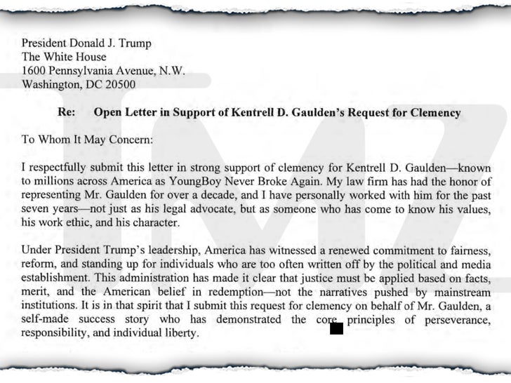 trump pardons nba youngboy launch