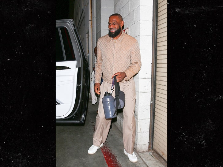 lebron james partying backgrid 