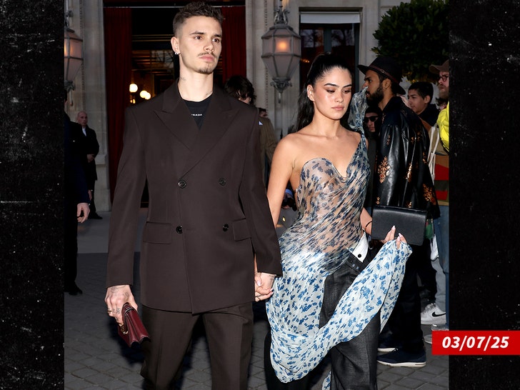 romeo beckham, kim turnbull getty