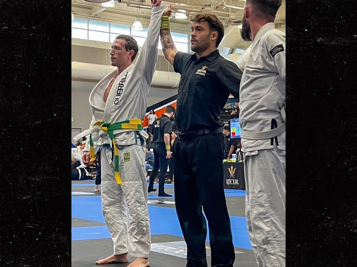 Mark Zuckerberg competing