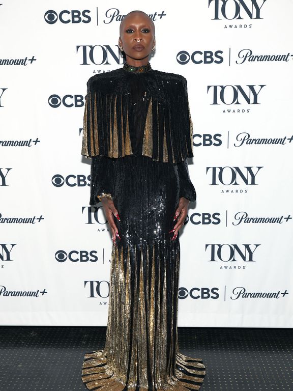 Cynthia Erivo attends The 78th Annual Tony Awards at Radio City Music Hall on June 08, 2025 in New York City.