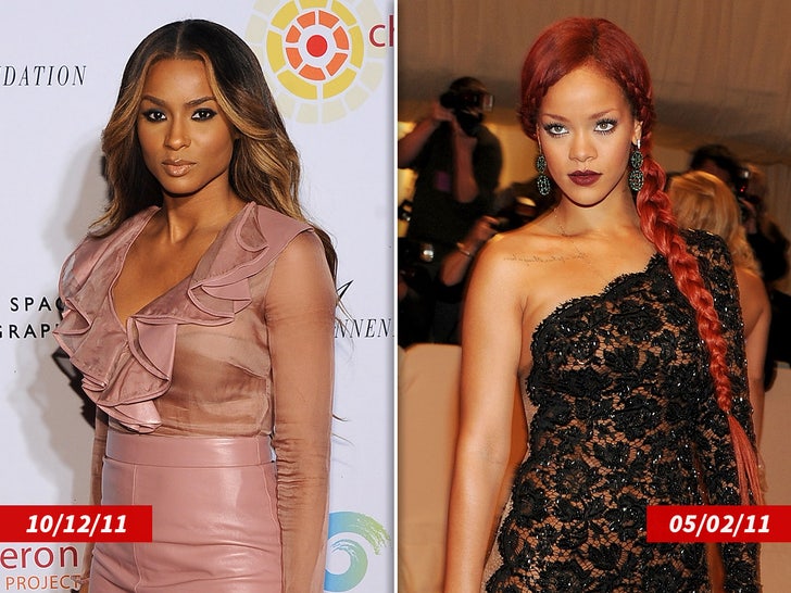 ciara rihanna split sub swipe